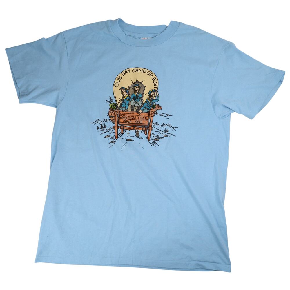 Vintage 1993 Boy Scouts Oregon Trail Graphic T Shirt